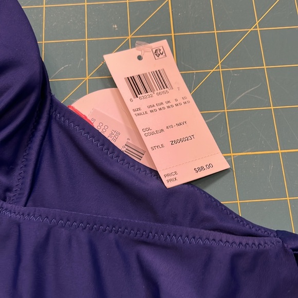 New Profile Blush by Gottex apron Tankini Top size medium - Picture 2 of 4